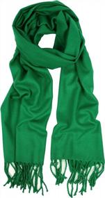 img 2 attached to 🧣 Premium Cashmere Winter Scarves for Men - Love Lakeside Men's Solid Accessories