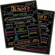 capture your child's school milestones with our back to school double sided chalkboard sign! logo