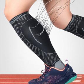 img 2 attached to Compression Socks For Plantar Fasciitis: Relieve Pain, Increase Circulation & Reduce Swelling With HOPEFORTH Calf Foot Sleeves.