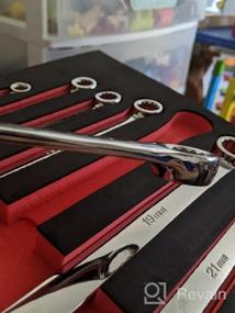 img 6 attached to 8-Piece BULLTOOLS Extra Long Double Box End Wrench Set - Chrome Vanadium Steel Aviation Metric 8-24Mm With Organizer Box