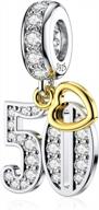 dalaran letter charm for pandora bracelets - perfect birthday gift for women, celebrate 21st, 30th, 40th and 50th with style and elegance logo