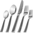 upgrade your dining experience with briout's 40 piece luxury silverware set for 8 - stainless steel, mirror polished, and dishwasher safe! logo