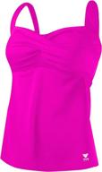 👙 tyr women's solid twist tankini - stylish swimwear for women at swimsuits & cover ups logo