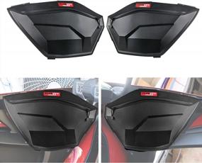 img 4 attached to Ultimate Side Door Storage Solution: PLUSUTV Bags With Knee Pad For Polaris RZR PRO XP (2020-2022)