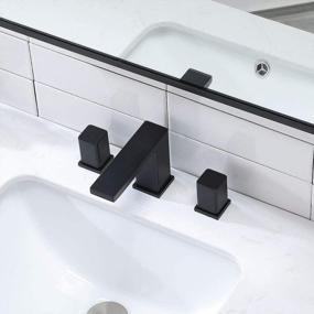 img 2 attached to Upgrade Your Bathroom With VCCUCINE'S Matte Black Vanity Sink Faucet