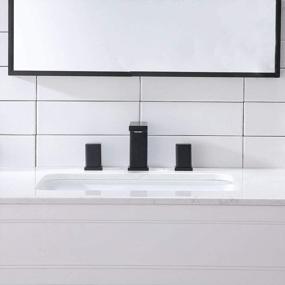img 1 attached to Upgrade Your Bathroom With VCCUCINE'S Matte Black Vanity Sink Faucet