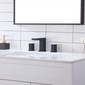 img 4 attached to Upgrade Your Bathroom With VCCUCINE'S Matte Black Vanity Sink Faucet