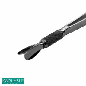 img 2 attached to Karlash Multi-Function Stainless Steel Manicure Nail Art Tool Pincher Cuticle Pusher Acrylic Nail Shaping Tweezers (Silver)
