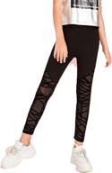 romwe ripped leggings tights skinny girls' clothing : leggings logo