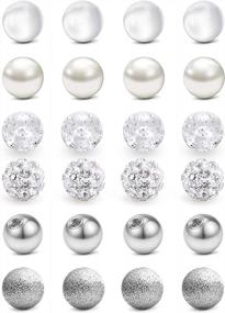 img 2 attached to QWALIT Surgically Safe 14G 5Mm Replacement Balls For Externally Threaded Body Piercing Jewelry - Ideal For Belly Button Rings, Nipplering, Industrial Barbells, Eyebrow & Horseshoe Earrings!