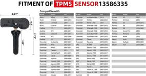 img 1 attached to 🔧 Highly Compatible 315MHz TPMS Sensor for Chevrolet Silverado GMC Sierra Cadillac Buick Hummer Pontiac and More