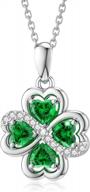 ожерелье love heart из стерлингового серебра - идеальный подарок для женщин на рождество, день рождения, день матери и многое другое! логотип