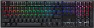 ducky one 2 rgb led double shot pbt mechanical keyboard (kailh box brown) - gaming keyboard logo