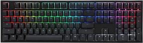 img 1 attached to Ducky One 2 RGB LED Double Shot PBT Mechanical Keyboard (Kailh Box Brown) - Gaming Keyboard