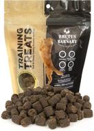 🐶 brutus & barnaby peanut butter & banana training treats - all-natural vegan snack for dogs, ideal for positive reinforcement training logo