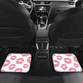 img 1 attached to 4-Piece All-Season Rubber Floor Mat For Cars Interior Accessories