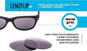img 2 attached to Polarized Replacement Lenses For Oakley Flak Jacket Sunglasses By LenzFlip - Made In The USA And Compatible