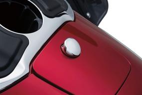 img 1 attached to 🏍️ Enhance Your Honda Gold Wing GL1800 & F6B with Kuryakyn 3888 Quick Release Fuel Door Knob - Chrome Accent Accessory for 2001-2017 Motorcycles