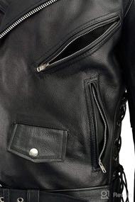 img 1 attached to Milwaukee Classic Motorcycle Jacket XXX Large Tall