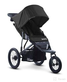 img 4 attached to 🏃 Joovy Zoom 360 Ultralight Jogging Stroller with Large Canopy, Lightweight Jogger, Extra Large Air-Filled Tires in Black