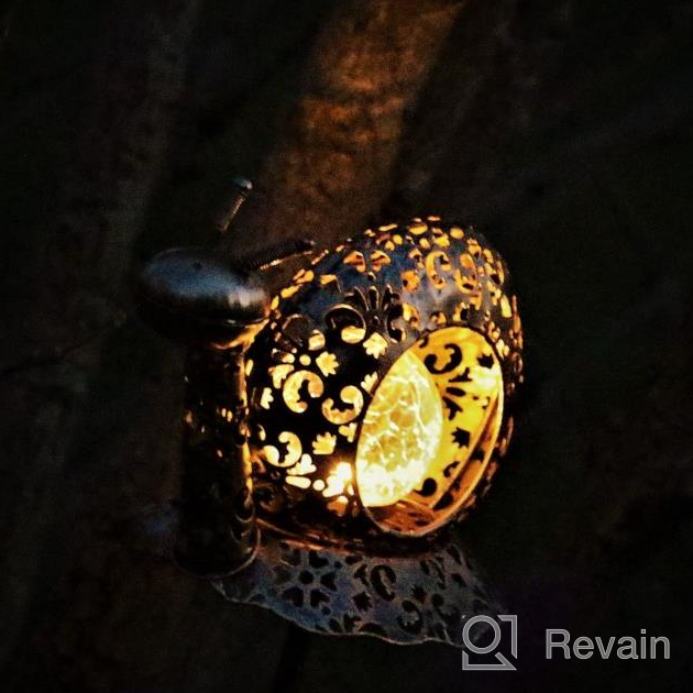 img 1 attached to Illuminate Your Garden In Style With Bronze Solar Fish Stake Lights review by Ananta Crowley
