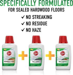 img 2 attached to 🧽 Hoover Renewal Hard Floor Solution Bundle: Concentrated Multi Surface Cleaning Formula for Hardwood, Tile, and Grout (AH33006) - Enhanced White