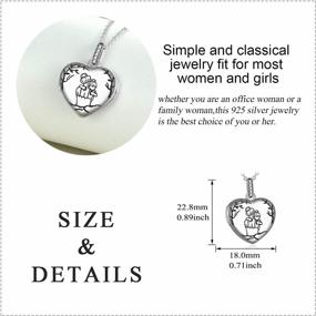 img 2 attached to Personalized Picture Necklace: 925 Sterling Silver Locket Pendant For Sisters And Best Friends, Customizable With Photos For Friendship, Memory And Gift