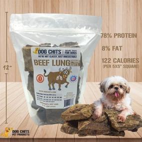 img 3 attached to Premium All-Natural Beef Lung Chews For Dogs - Huge Bag Of Crispy Delights, Made In USA, Perfect For Large And Small Dogs, Mouthwatering Beef Flavor Your Pup Will Love - 10 Oz Bag