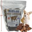 premium all-natural beef lung chews for dogs - huge bag of crispy delights, made in usa, perfect for large and small dogs, mouthwatering beef flavor your pup will love - 10 oz bag logo