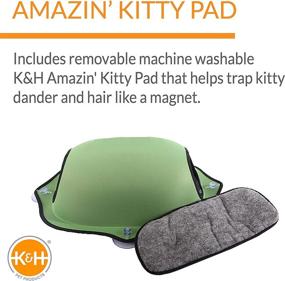 img 1 attached to 🐱 K&amp;H PET PRODUCTS EZ Mount Window Pod Cat Sill, Window Perch for Cats