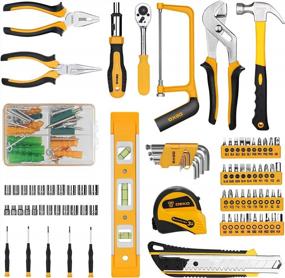 img 3 attached to 228 Piece Socket Wrench Auto Repair Tool Set Hand Tool Kit With Plastic Toolbox Storage Case - DEKOPRO