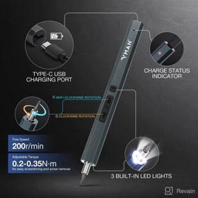 img 1 attached to Electric Screwdriver Precision Rechargeable Electronics