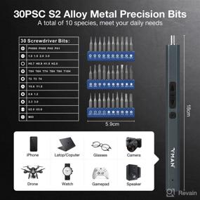 img 3 attached to Electric Screwdriver Precision Rechargeable Electronics