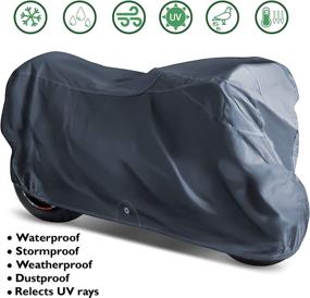 img 3 attached to OxGord Executive Storm Proof Motorcycle Cover Motorcycle & Powersports