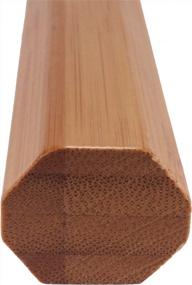 img 2 attached to Natural Bamboo Lacrosse Stick Handle By BambooMN - Premium Quality, Single Piece