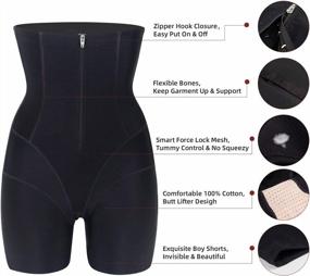 img 3 attached to Postpartum Support: C-Section Panty Tummy Control Shapewear Shorts For Postnatal Comfort