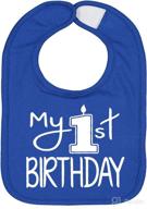 🎂 adorable handmade smash cake bibs - my 1st birthday bib for baby boy or girl! logo