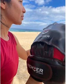 img 2 attached to Revgear Premier Boxing MMA Punching Mitts Ideal To Start Building Your Martial Arts Skills For Men And Women Anatomically Curved Disperses Impact And Increases Protection