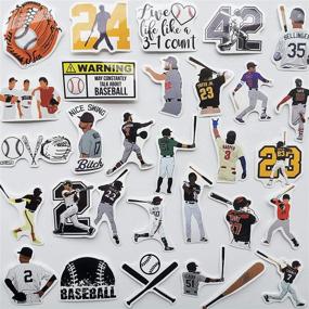 img 3 attached to Baseball Stickers Softball Batting Sticker
