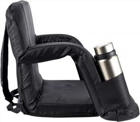 img 3 attached to Experience Ultimate Comfort At The Stadium With PRINIC Portable Reclining Stadium Seat
