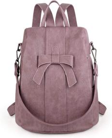 img 1 attached to UTO Anti Theft Backpack Convertible Rucksack Women's Handbags & Wallets via Fashion Backpacks