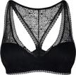 sexy & comfortable: prettyguide womens deep v lace bralette with padded & wirefree bustier logo