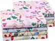 set of 4/8 elegant 100% cotton floral handkerchiefs for women, ladies, and girls for weddings and parties by houlife logo