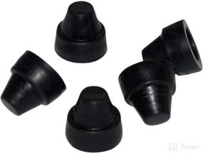 img 1 attached to Enhance Electrical Safety with Namz Rubber Reset Switch Boot - 5 Pack NTRB-B01