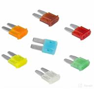 🚗 micro2 atr automotive fuses assorted 35pc 5, 7.5, 10, 15, 20, 25 & 30 amp set pack: reliable fuse assortment for automotive application logo