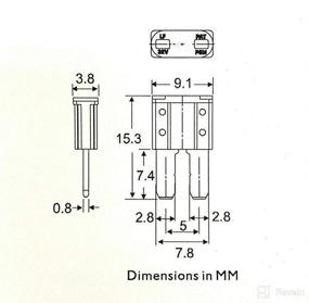 img 1 attached to 🚗 Micro2 ATR Automotive Fuses Assorted 35pc 5, 7.5, 10, 15, 20, 25 & 30 amp Set Pack: Reliable Fuse Assortment for Automotive Application