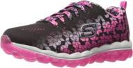 skechers kids girls skech air fade sneaker girls' shoes : athletic logo