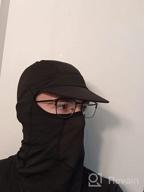 img 1 attached to UV Protection Balaclava Ski Mask For Men & Women - Windproof Full Face Neck Gaiter Bandana Scarf By COFIT review by Kyle Fritz