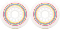 upgrade your inline skates with rollerex lollipop boardwalk wheels (2-pack) in multiple sizes logo