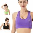 women's sports bras with removable padding for yoga, running, fitness, and workouts by usharesports logo